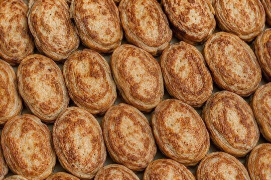 Kuih Akok Background. Malaysian Kuih. Malaysian Dessert.