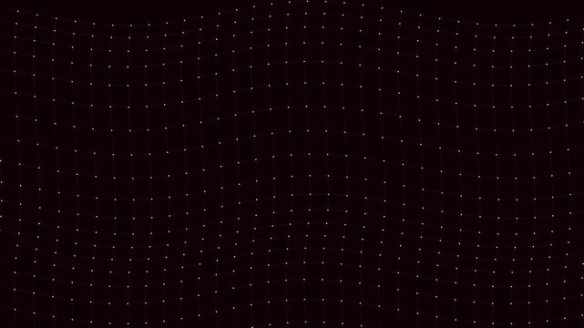 Black and white pixelated pattern with scattered dots on a dark background