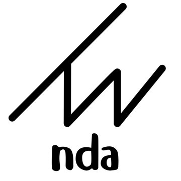 Traditional Rejang script Nda glyph rendered as clean black vector cultural element.