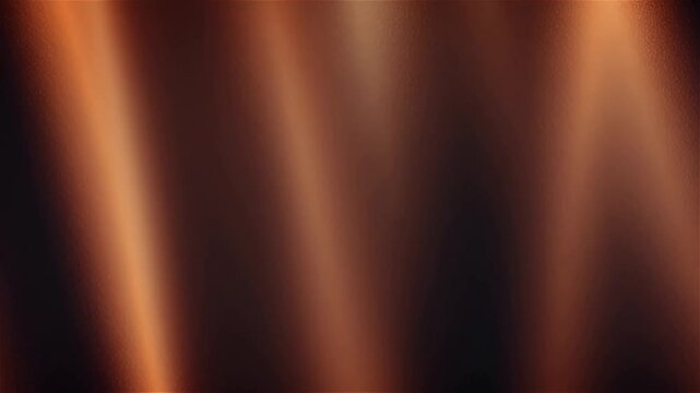 Smooth Dark Chocolate and Copper Animated Light Ray Gradient Background in 4K