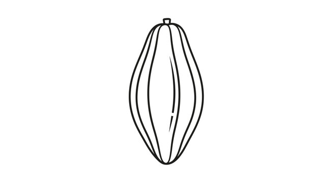 black line art nutmeg spice