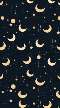 Moon pattern backgrounds astronomy.