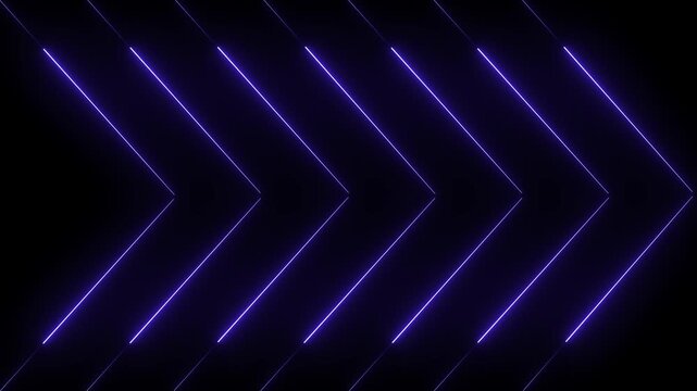 blue neon chevron lines expanding outward from center seamless motion background.