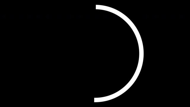 countdown ten second black screen background