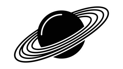 Saturn Planet Icon © mida