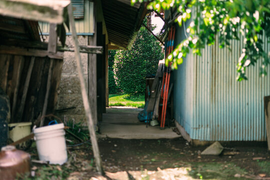 old abandoned japan house