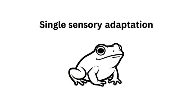 Frog illustration with big eyes.