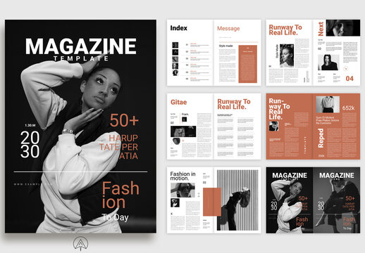 Creative Fashion Magazine Template
