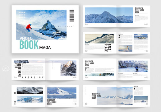 Photo Book Landscape Template