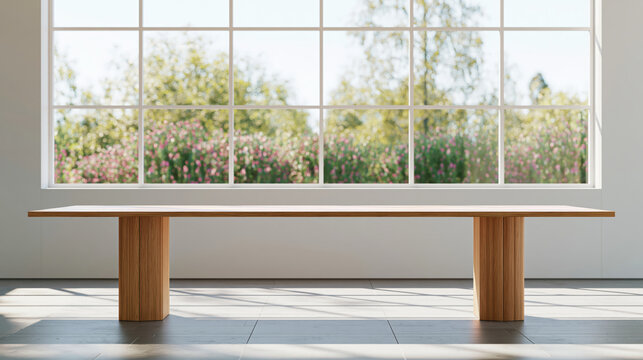 Window table interior sunlight garden architecture