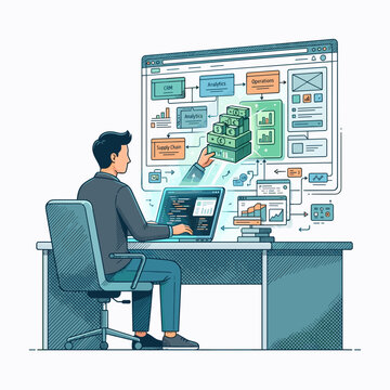 Embedding finance module for B2B software integration websites