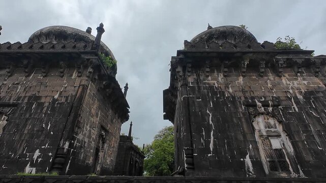 Historic Khokari Tombs of Siddi Dynasty Rulers Near Murud , Maharashtra, India 