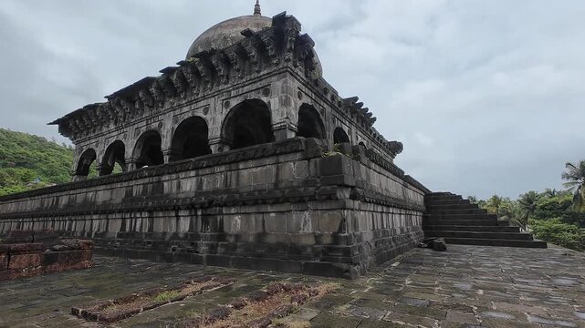 Historic Khokari Tombs of Siddi Dynasty Rulers Near Murud , Maharashtra, India 