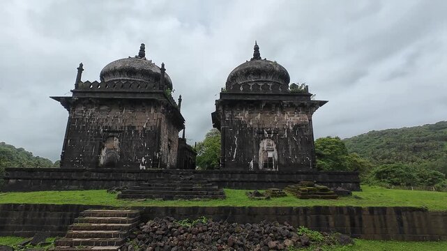 Historic Khokari Tombs of Siddi Dynasty Rulers Near Murud , Maharashtra, India 