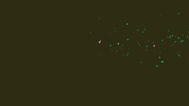 Dynamic glowing particle trail expands across dark space background with evoking futuristic energy digital transformation captures mesmerizing expansion glowing particles forming (641)