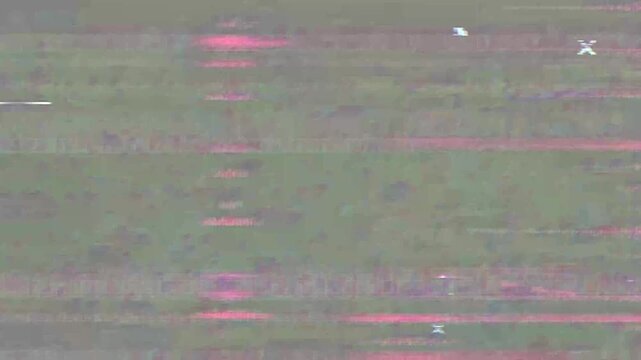 Dynamic glitch transition with digital distortion, static noise and RGB split effect. Perfect overlay for modern video editing and intros.