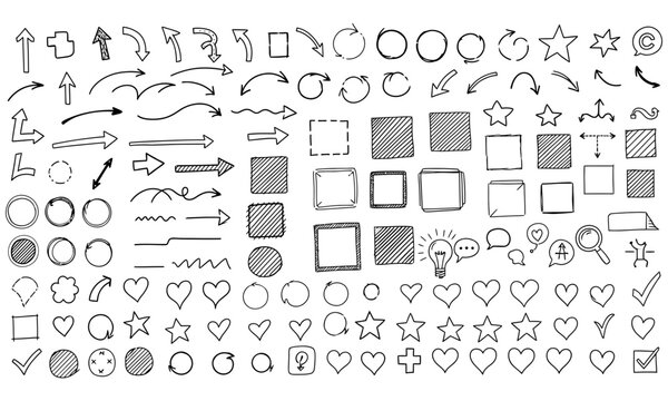 Creative flat icons set of various household items and tools