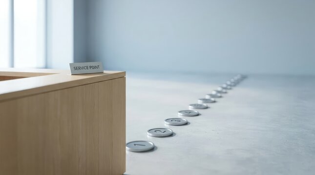 Visual metaphor for hidden queues, customer-service backlog, processing delays and operational bottlenecks.