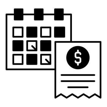 Schedule Payment Dualtone Icon