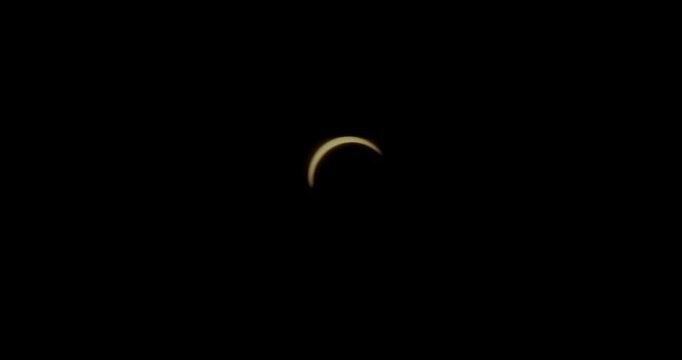 91 Percent Partial Solar Eclipse 2026 Telephoto View From Wales UK