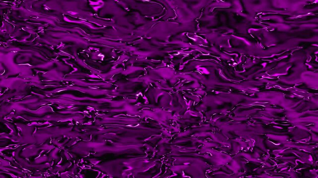 Abstract liquid purple paint texture background with glossy smooth waves and flowing organic shapes in vibrant violet light