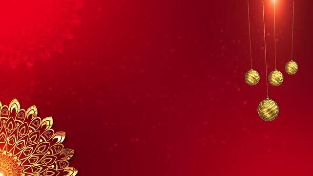 Elegant maroon celebration background golden ornaments, ornamental mandala bokeh, empty space. festive invitations, seasonal advertising, Deepawali greetings, holiday events wedding promos, premium