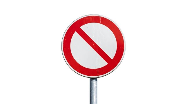 forbidden stop sign