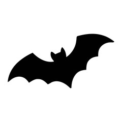 Fototapeta premium Bat icon set in flat and line style vectors