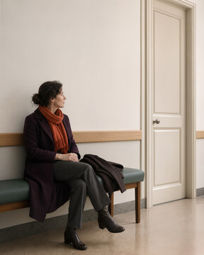Ami attendant devant un rendez-vous difficile
