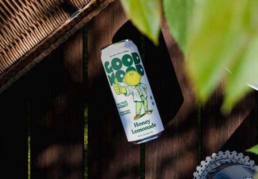 Slim Can Mockup