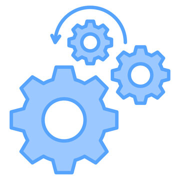 Execution Blue Icon