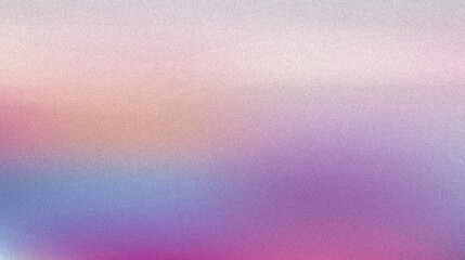 Fototapeta premium Soft gradient background, with grainy texture, in pink, blue, and