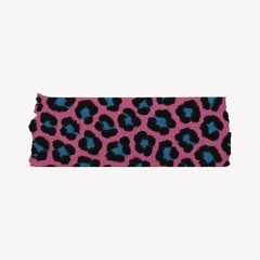 Fototapeta premium Pink and blue leopard pattern