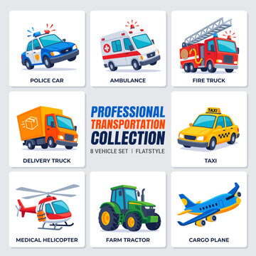 Professional commercial city transportation and emergency vehicle collection