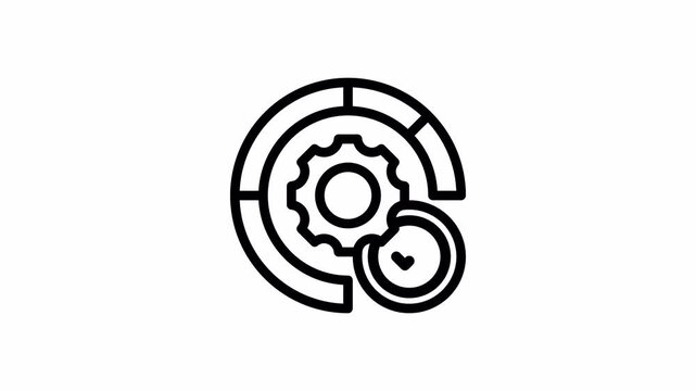 mission accomplished minimalist stroke animation