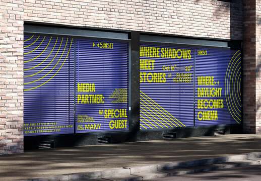 Window Shop Mockup