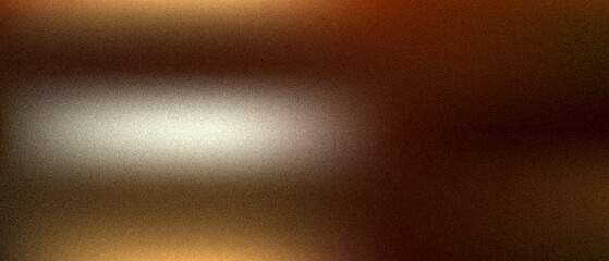 Obraz premium Blurred brown and white gradient background, with grainy texture