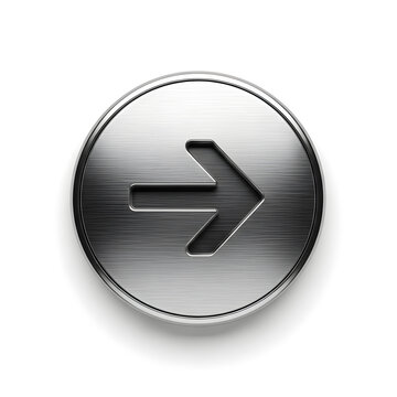 Modern play button icon in circular shape