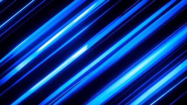 Diagonal Stripes Pattern with Minimal Blue Abstract Background with Elegant Lines for Business Presentation and Web Banner