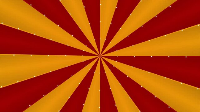 Retro Sunburst Background with Red and Orange Rays
