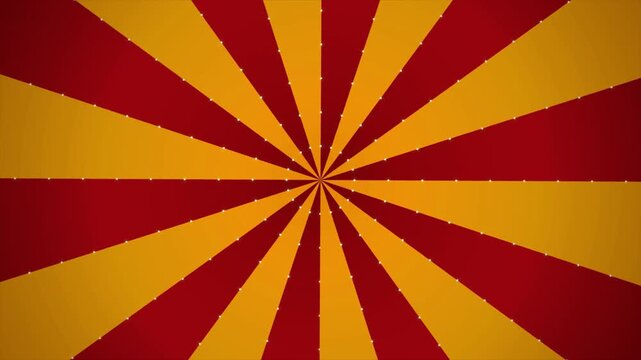 Retro Sunburst Background with Red and Orange Rays