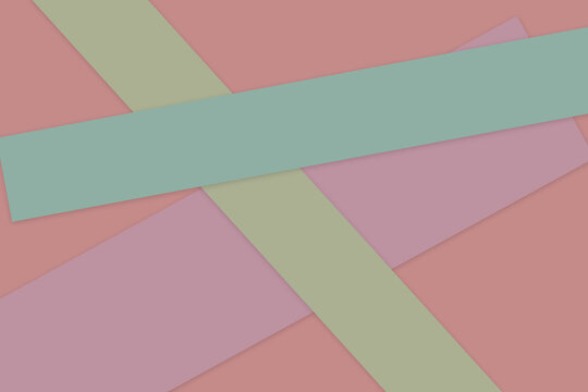 Layered pastel rectangles in muted pink, sage, teal, and mauve create a calm modern composition, ideal for website banners, presentations, stationery, and creative branding.