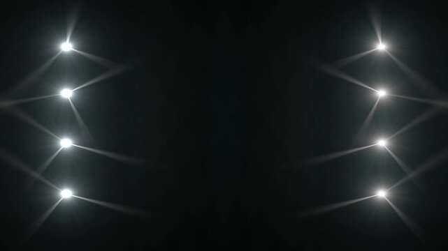White spotlight beam of lighting flare for stage background. abstract overlay effect.