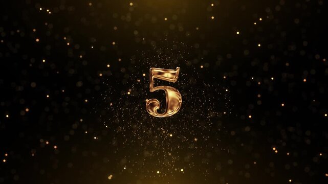 Metallic 2027 numbers glow over a bright golden flare surrounded by glitter and bokeh. Perfect for midnight reveals, corporate wishes, party promotions, anniversary events and premium holiday openers.