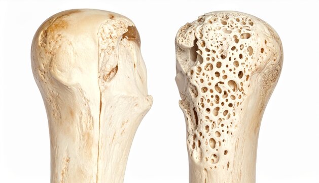 Healthy Bone Density and Osteoporosis Comparison