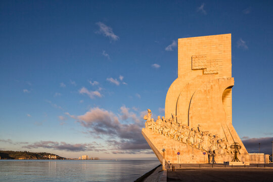 Portugal, Lisbon, View of Padrao dos Descobrimentos