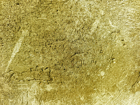 A weathered concrete surface covered with dense moss growth and rough textures.