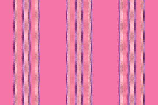 A seamless stripe artwork with alternating stripe widths creates a neat fabric impression. Pink and light shades give the seamless surface stylish background appeal and a polished decorative finish.