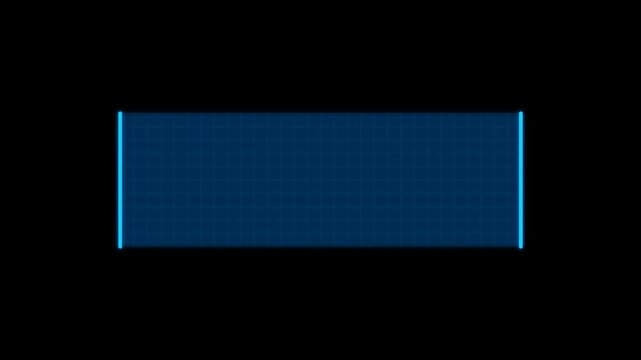 Minimal Blue HUD Glowing Vertical Lines UI Animation Overlay Loop