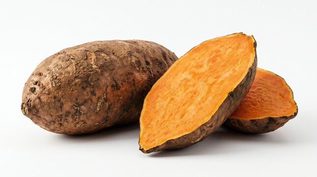 nutmeg isolated on white background